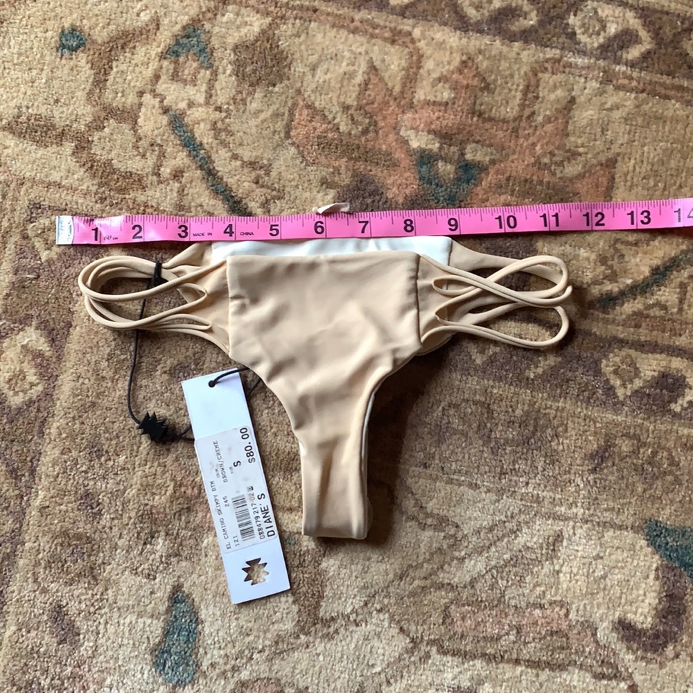 NWT - Mary Grace Swim 💕 Tan Cheeky Bottoms - Picture 3 of 4
